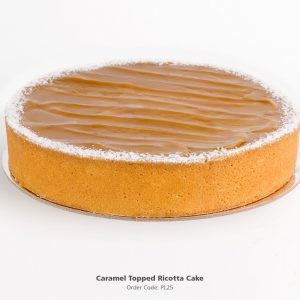 Caramel Ricotta Baked Cheese Cake